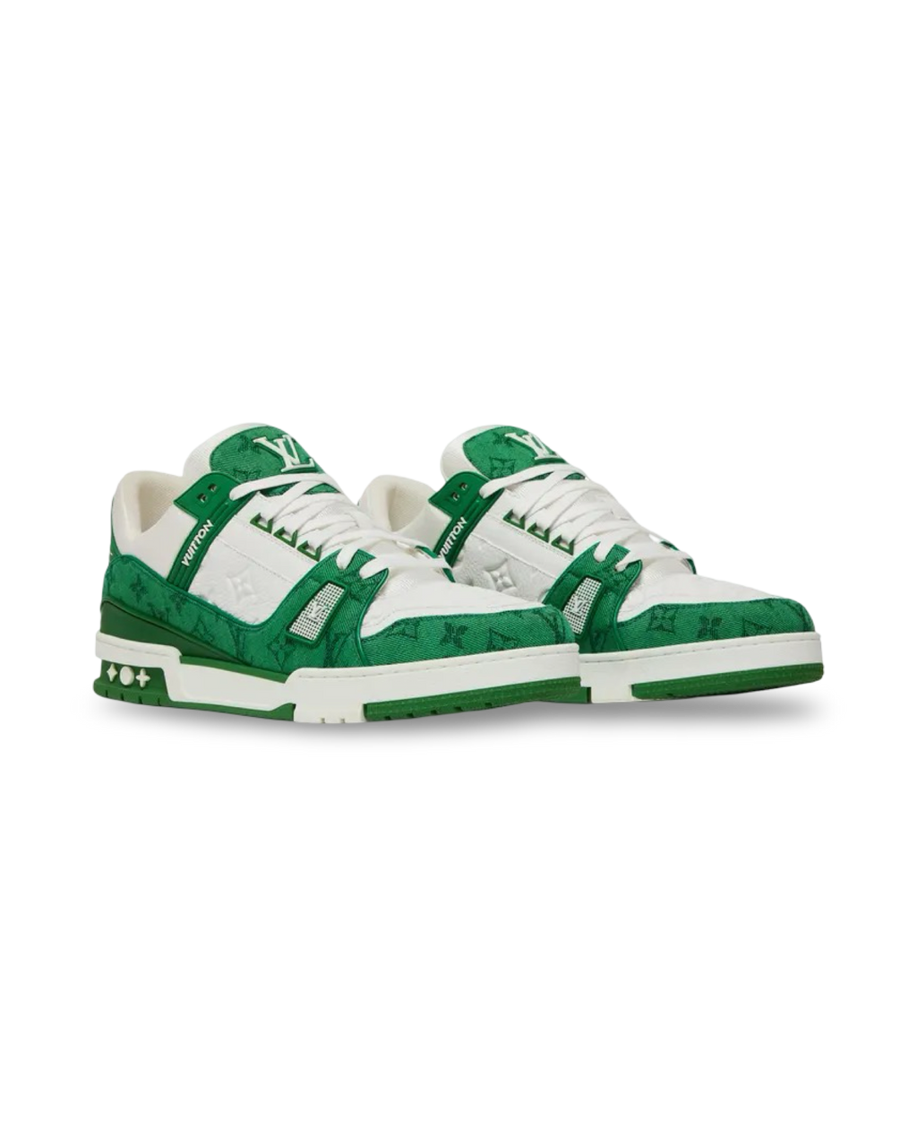 LV Trainer 'Green Denim'
