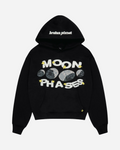 Broken Planet Moon Phases Hoodie 'Midnight Black'