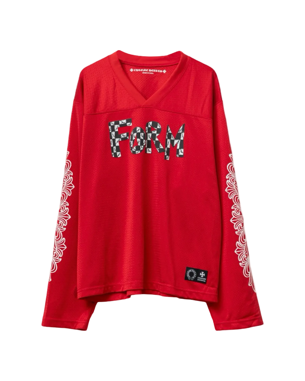 Chrome Hearts X Matty Boy Hockey Sports Mesh Warm Up Jersey 'Red'