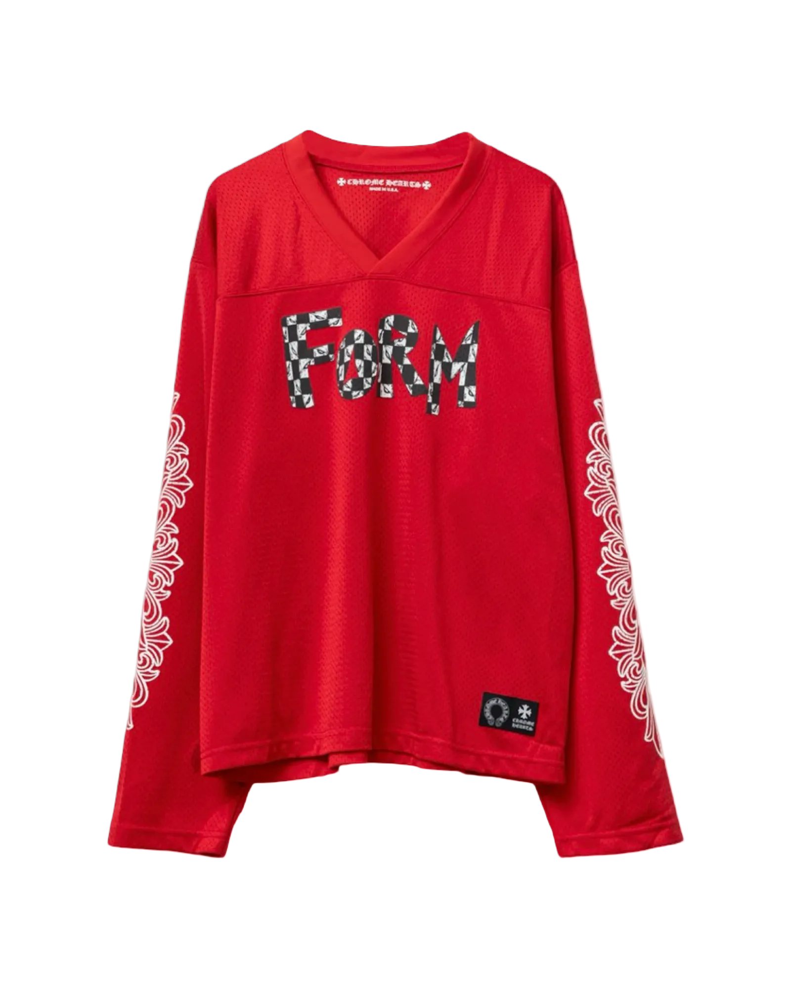 Chrome Hearts X Matty Boy Hockey Sports Mesh Warm Up Jersey 'Red'