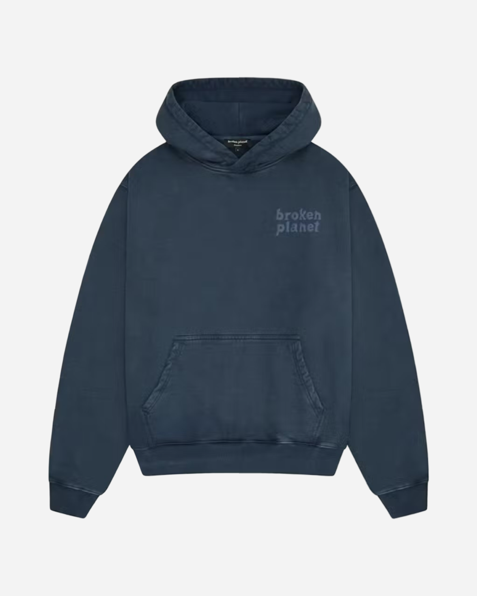 Broken Planet Basics Hoodie 'Washed Outer Space Blue'