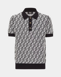 Fendi FF Black Wool Polo Shirt - Creps City