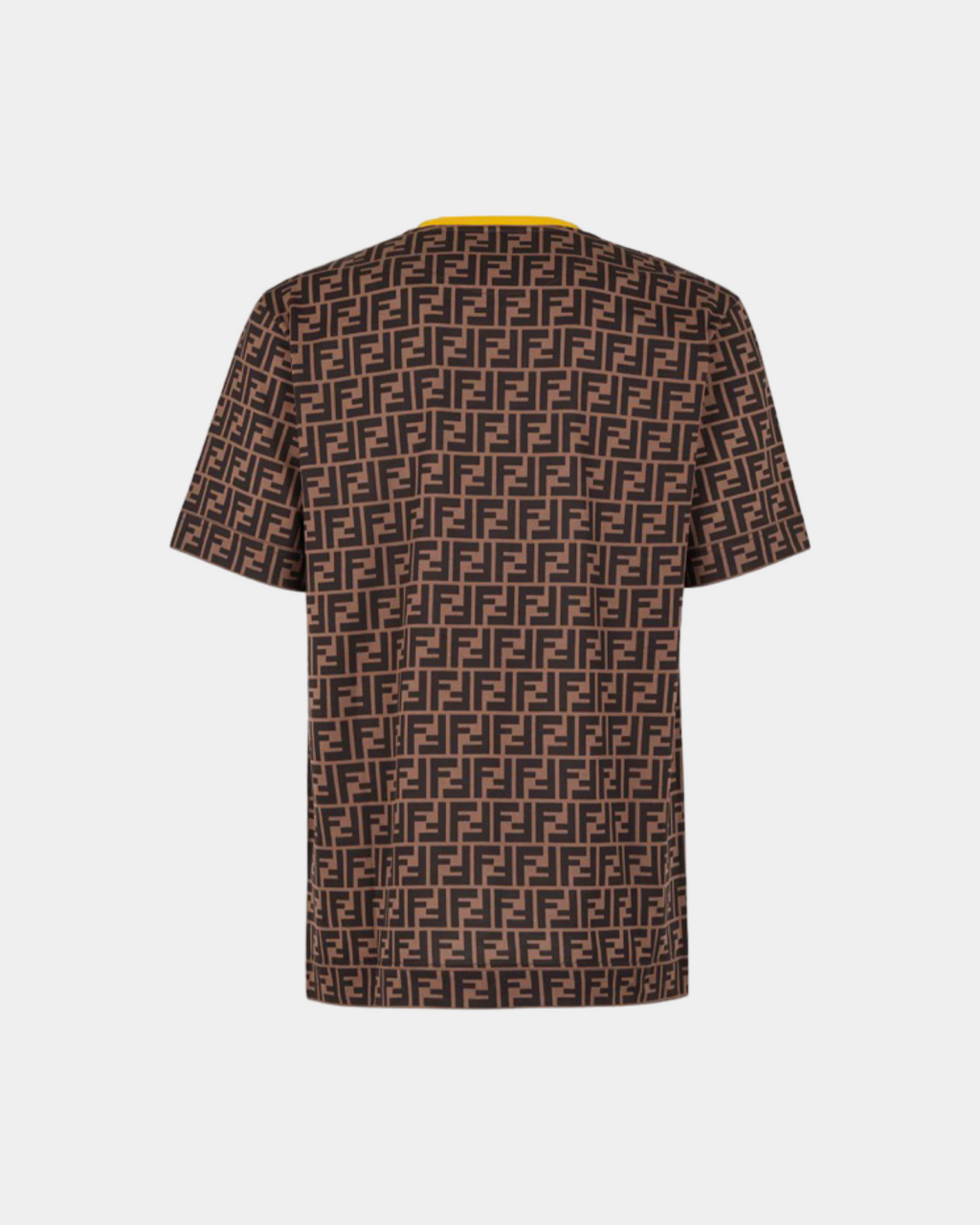 Fendi FF Brown Cotton T-Shirt - Creps City