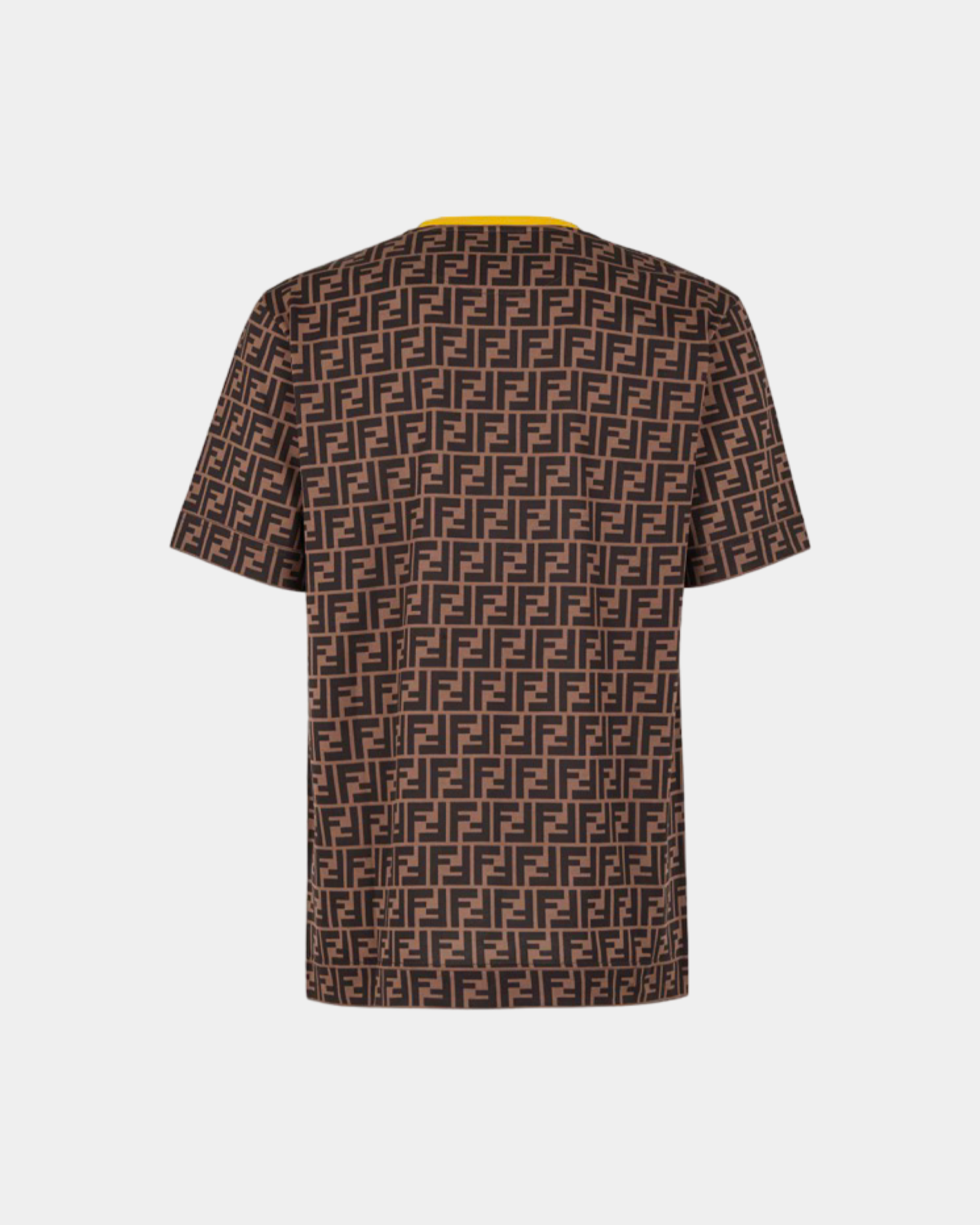Fendi FF Brown Cotton T-Shirt - Creps City