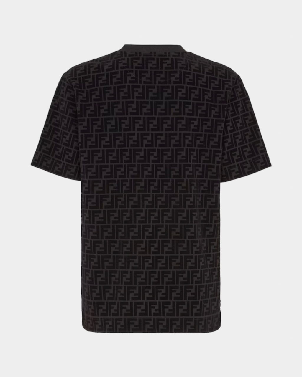 Fendi FF T-Shirt Black Piqué - Creps City