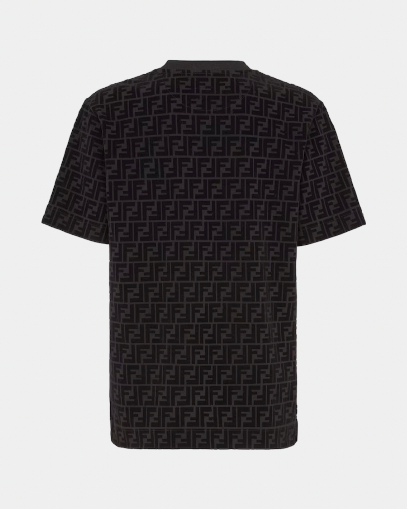 Fendi FF T-Shirt Black Piqué - Creps City