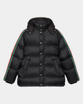 Gucci GG Nylon Jacquard Jacket With Web - Creps City