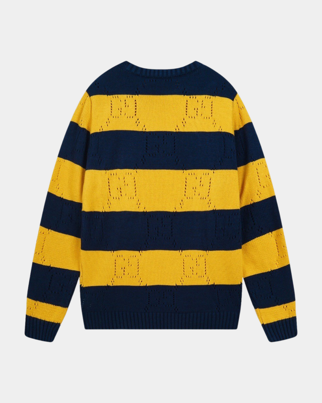 Gucci Perforated Striped Wool Jumper - Creps City