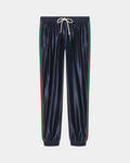 Gucci Shiny Jersey Pants With Web - Creps City