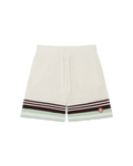 Casablanca Tennis Cotton Crochet Shorts