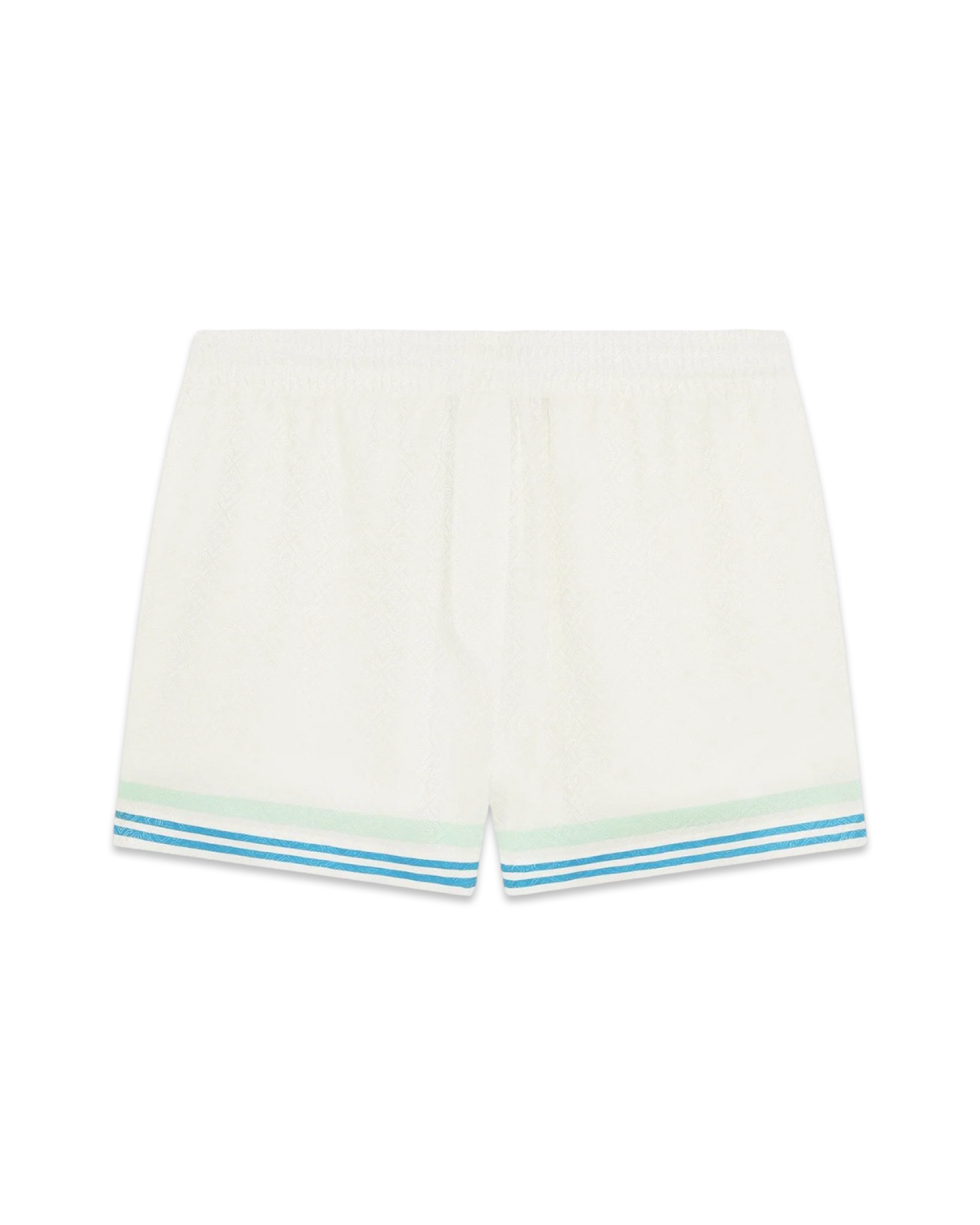 Casablanca Floral CC Smile Monogram Jacquard Silk Shorts