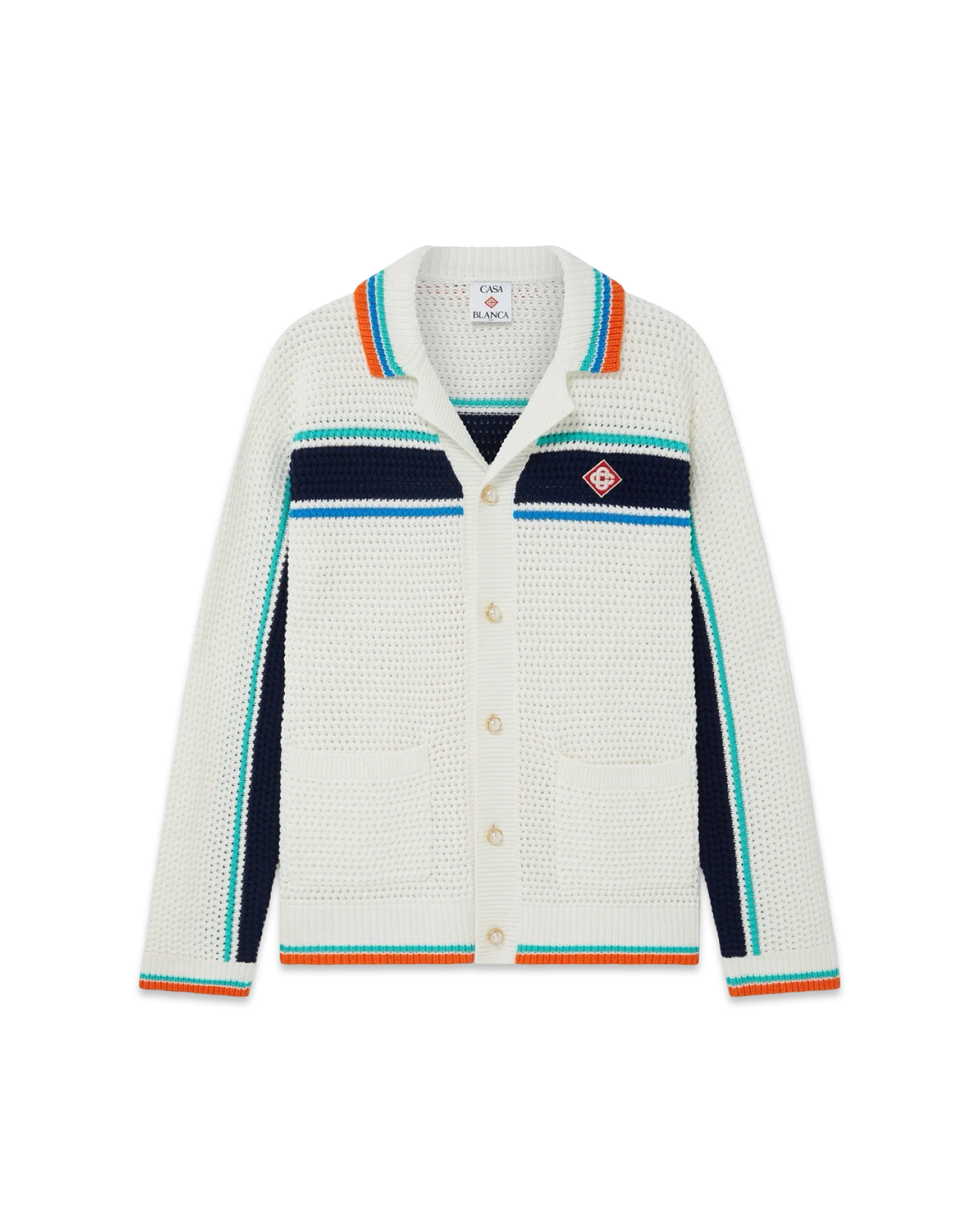 Casablanca Tennis Crochet Shacket