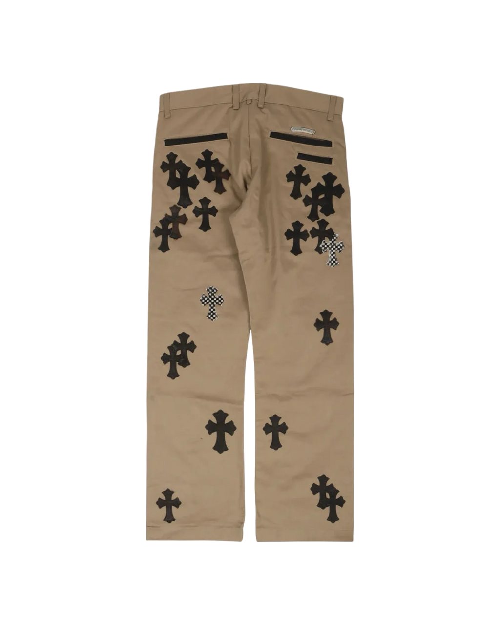 Chrome Hearts Cross Patch Chino Pants 'Tan/Black'