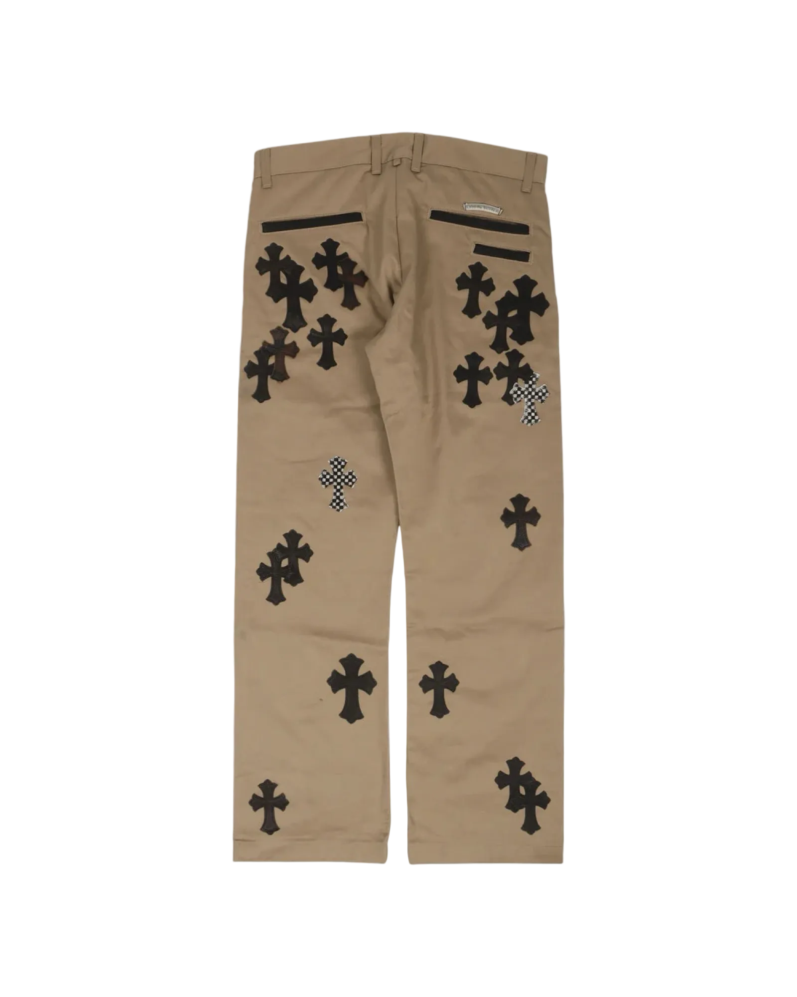 Chrome Hearts Cross Patch Chino Pants 'Tan/Black'