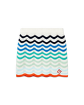 Casablanca Gradient Wave Crochet Skirt