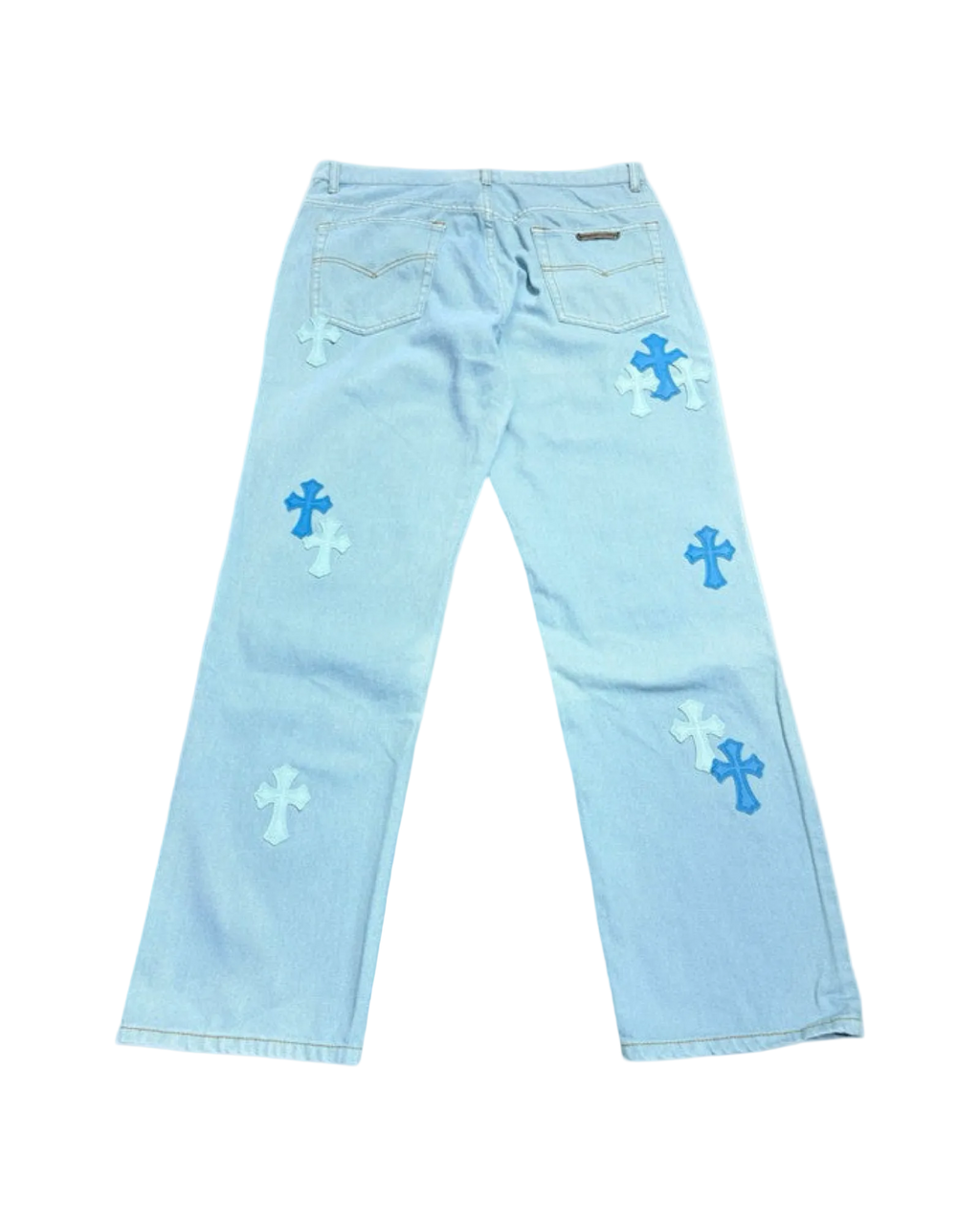 Chrome Hearts x Drake Levi's Cross Patch Denim (Miami Exclusive) 'Washed Blue'