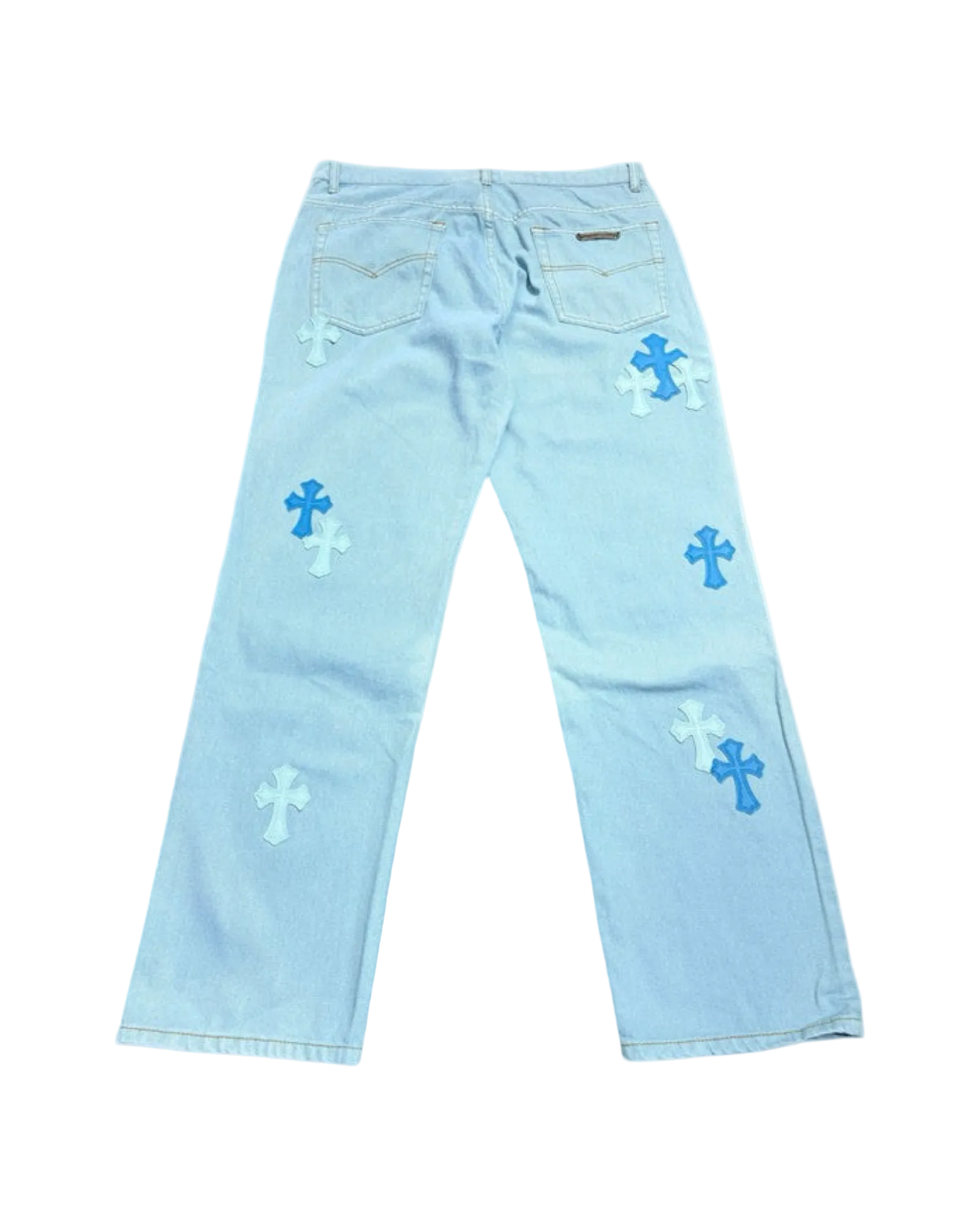 Chrome Hearts x Drake Levi's Cross Patch Denim (Miami Exclusive) 'Washed Blue'