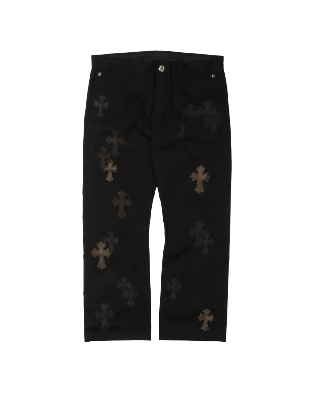 Chrome Hearts Cross Patch Pants 'Black/Camo