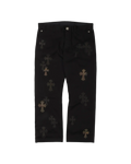 Chrome Hearts Cross Patch Pants 'Black/Camo