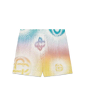 Casablanca Women Halftone Logo Silk Shorts
