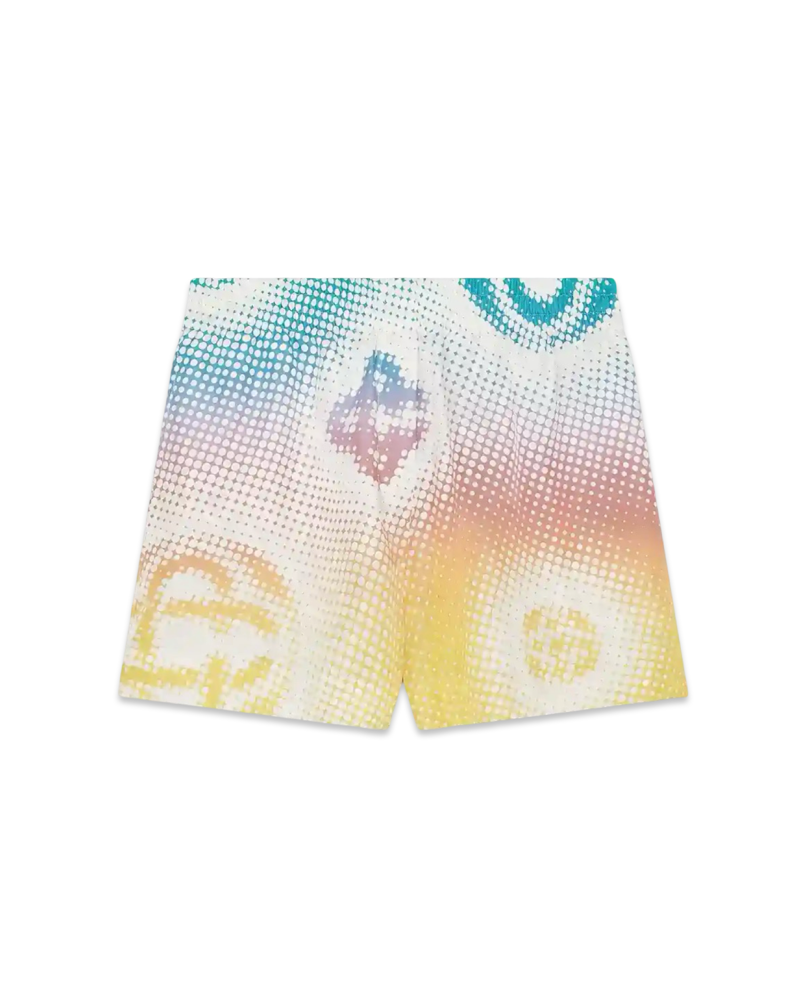 Casablanca Women Halftone Logo Silk Shorts