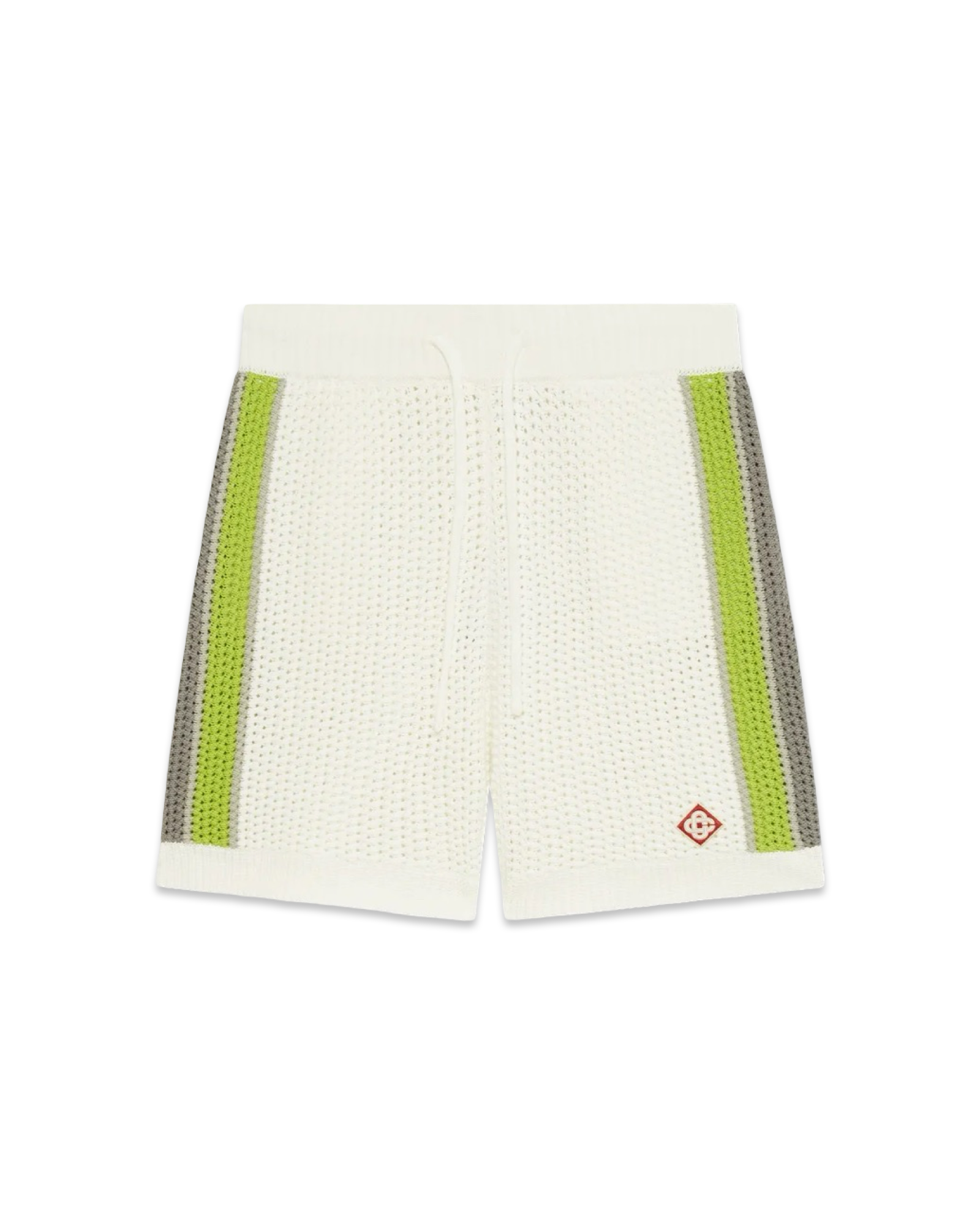 Casablanca Stripe Crochet Shorts