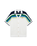 Casablanca Stripe Short Sleeve Knitted Shirt