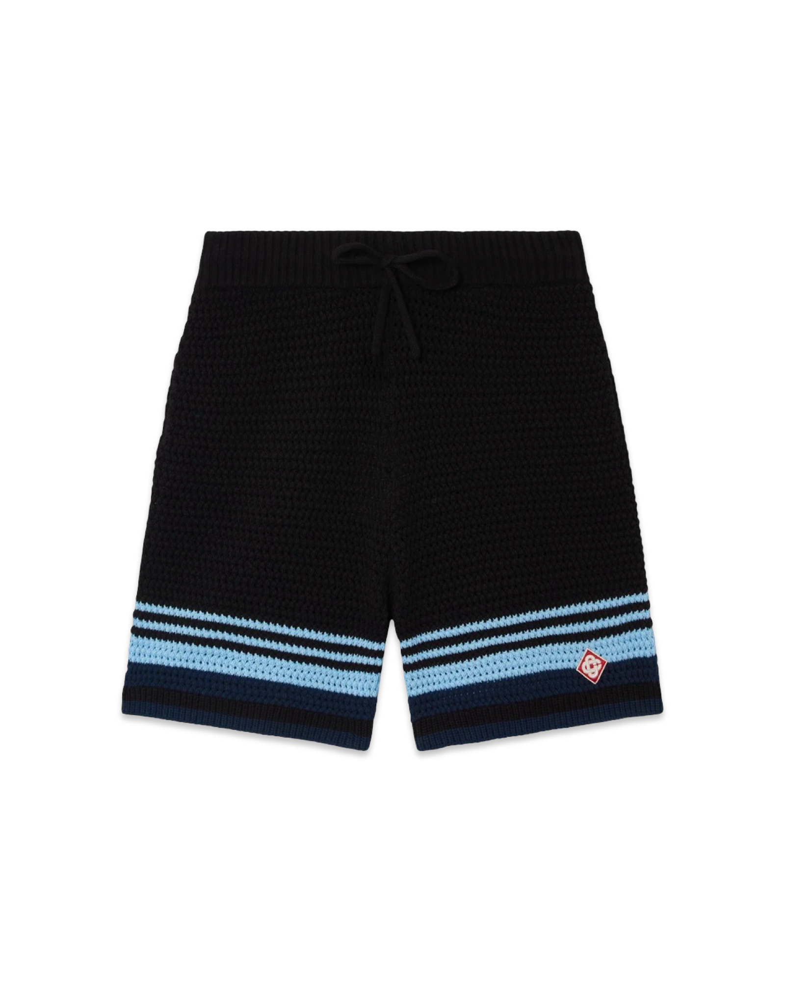 Casablanca Tennis Cotton Crochet Shorts