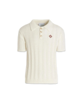 Casablanca Ribbed Bouclé Polo Shirt
