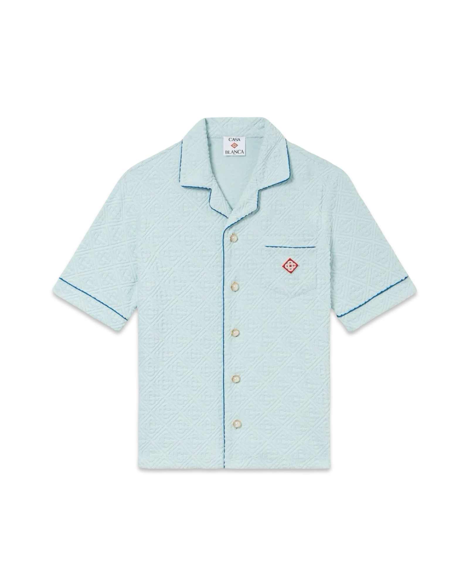 Casablanca Monogram Toweling Short Sleeve Shirt