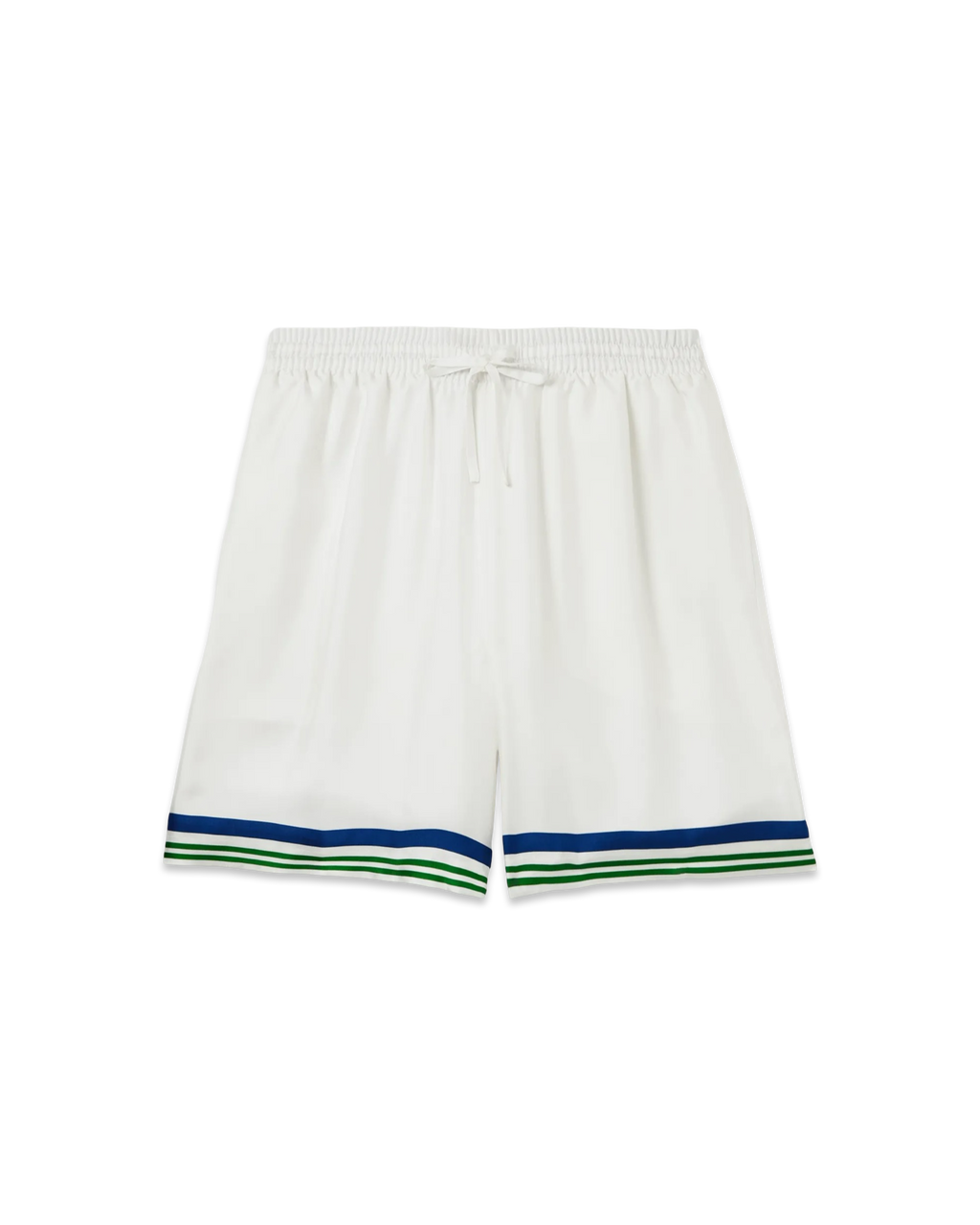 Casablanca Tennis Club Icon Silk Twill Shorts