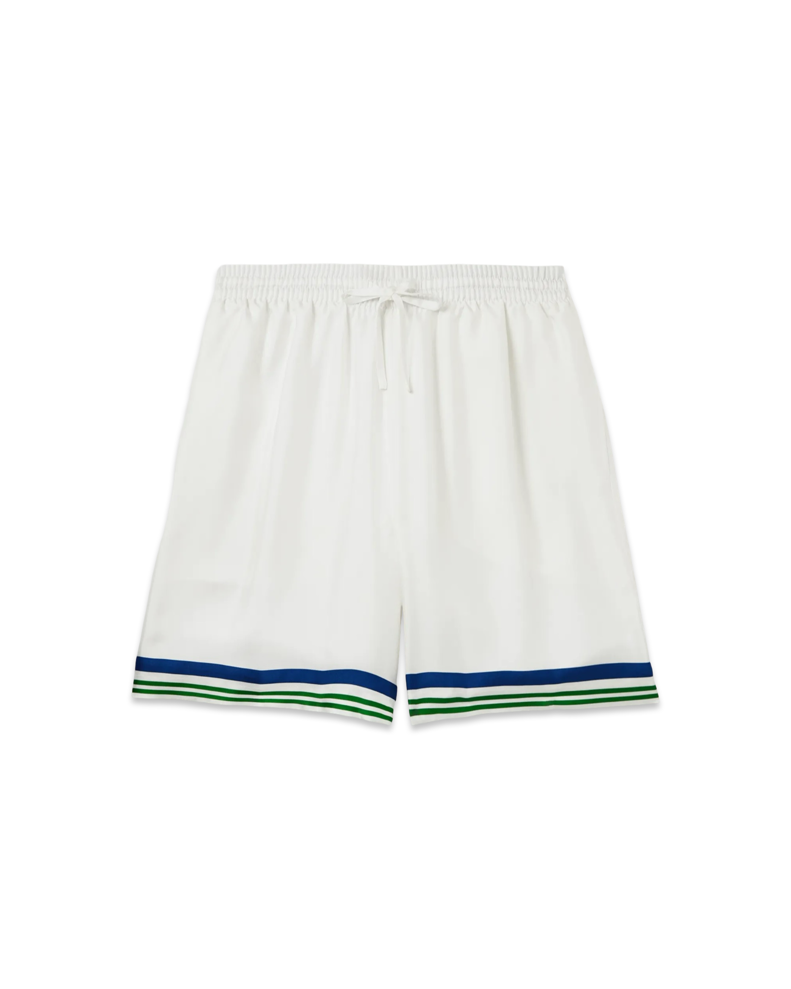 Casablanca Tennis Club Icon Silk Twill Shorts
