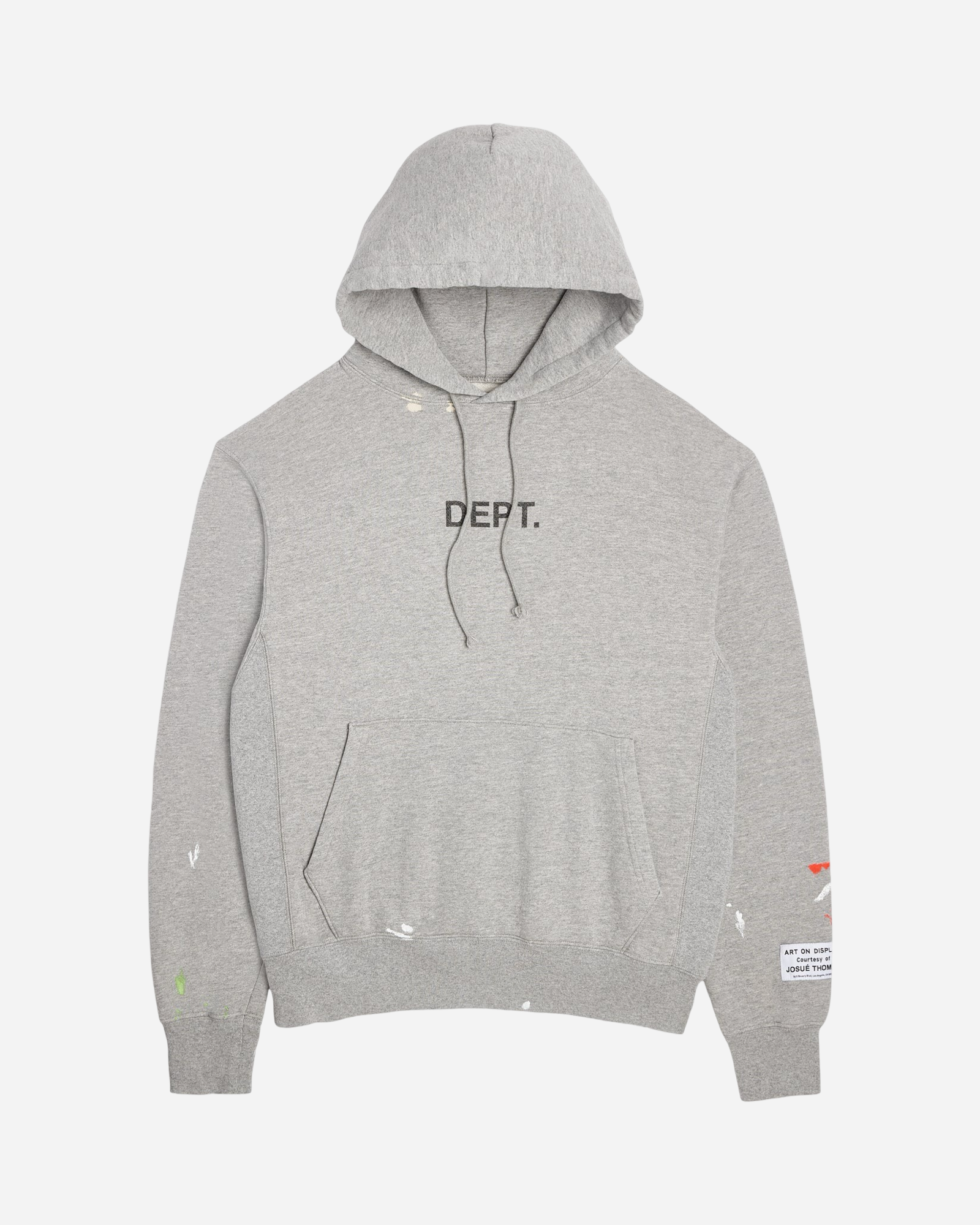 Gallery Dept. DEPT Logo Painted Hoodie 'Heather Grey'