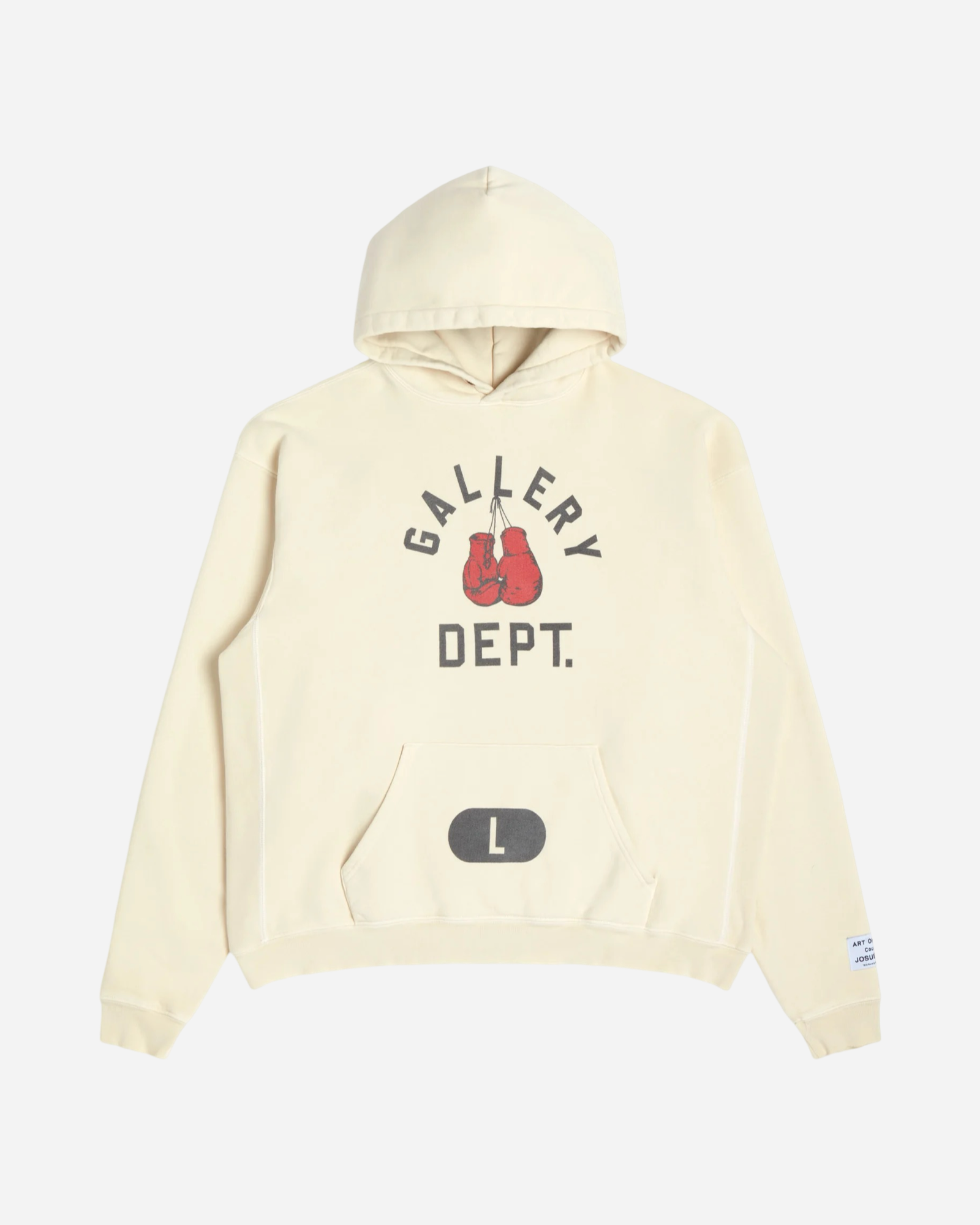 Gallery Dept. Boxing Merch Hoodie 'Cream'