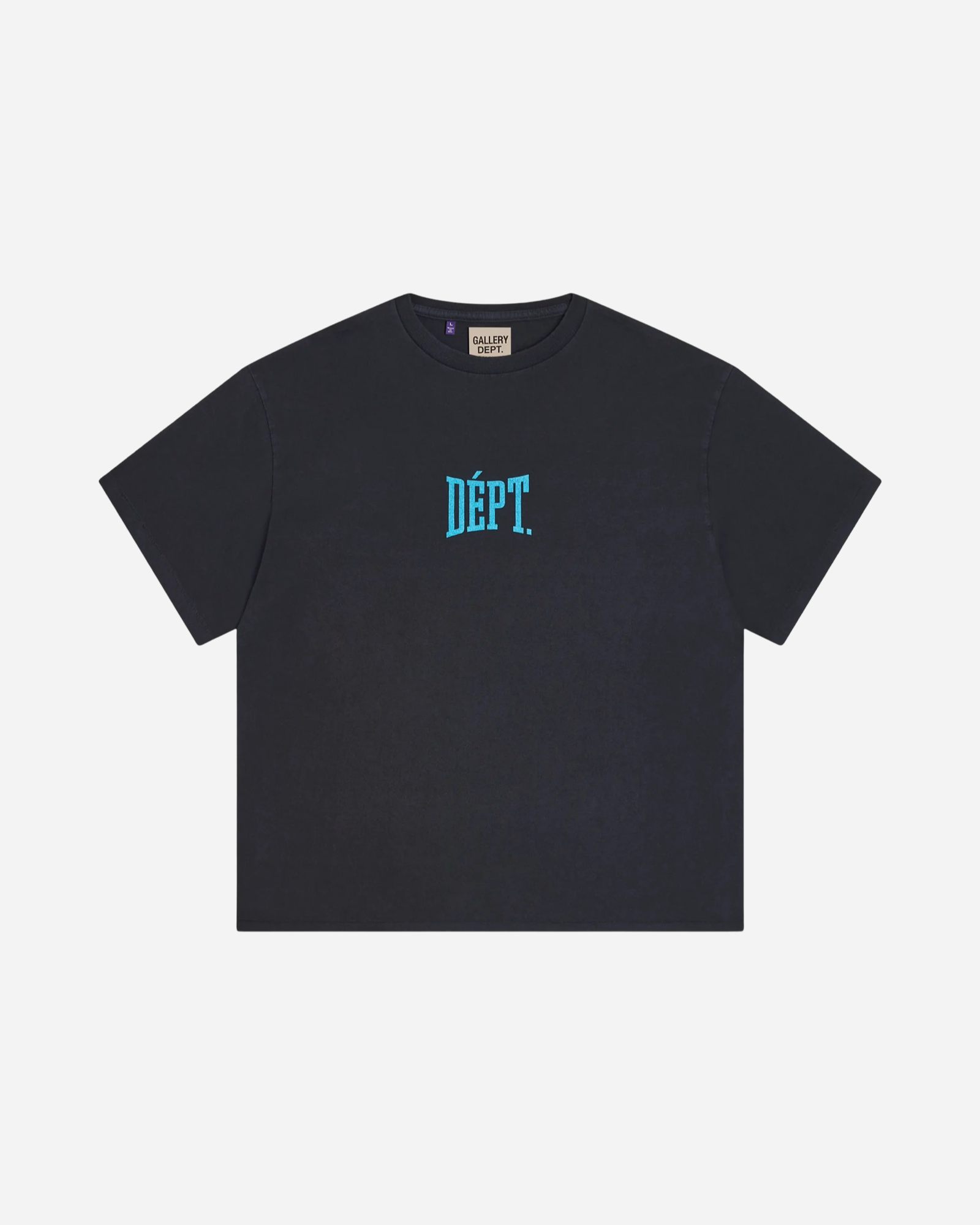 Gallery Dept. Dept Gym Logo Tee 'Vintage Black/Blue'