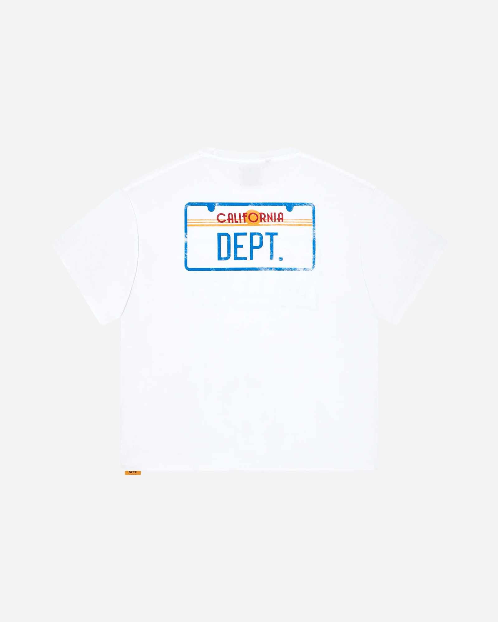 Gallery Dept. License Plate Tee 'White'