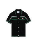 Casablanca Tennis Short Sleeve Crochet Shirt
