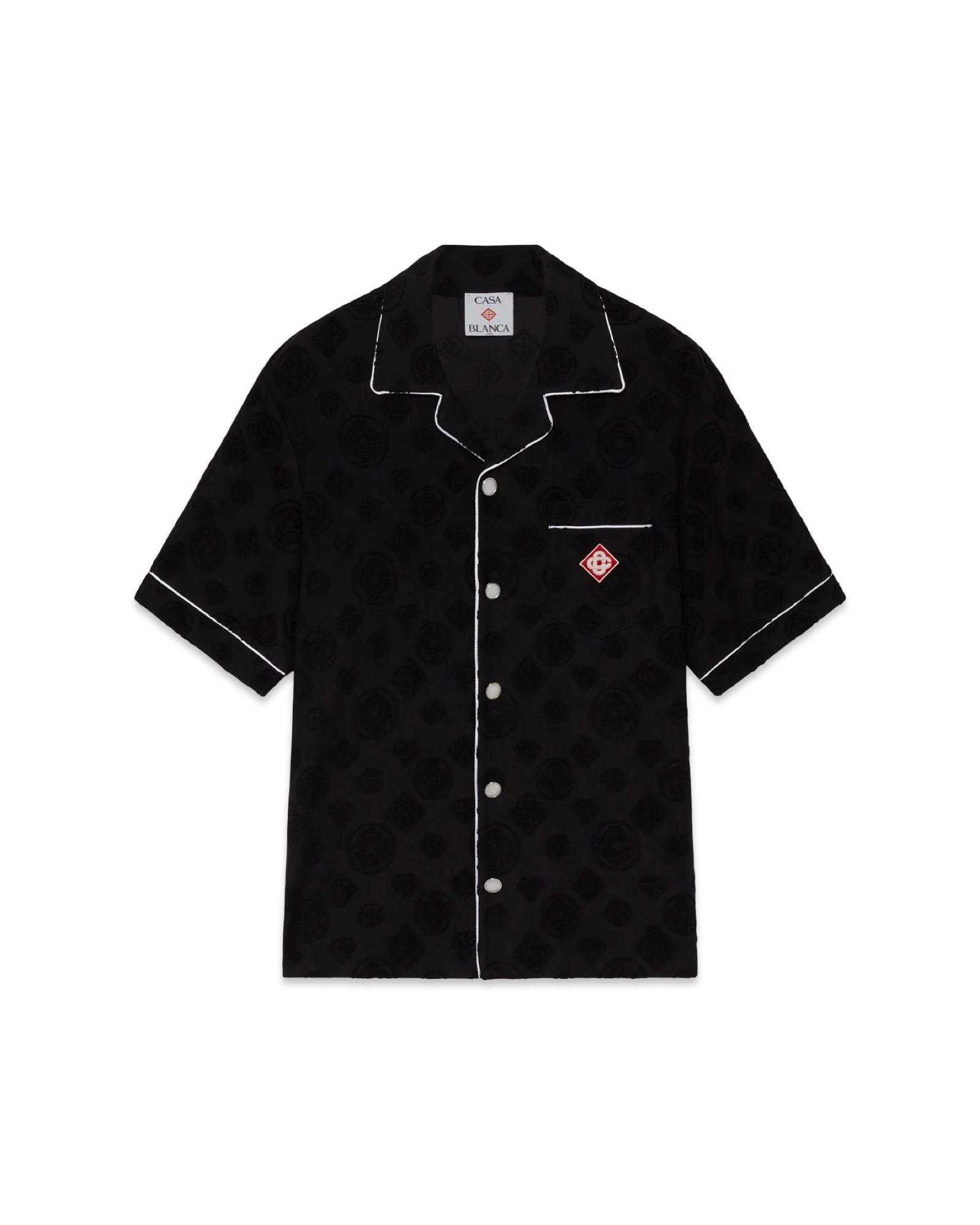 Casablanca Toweling Monogram Short Sleeve Shirt
