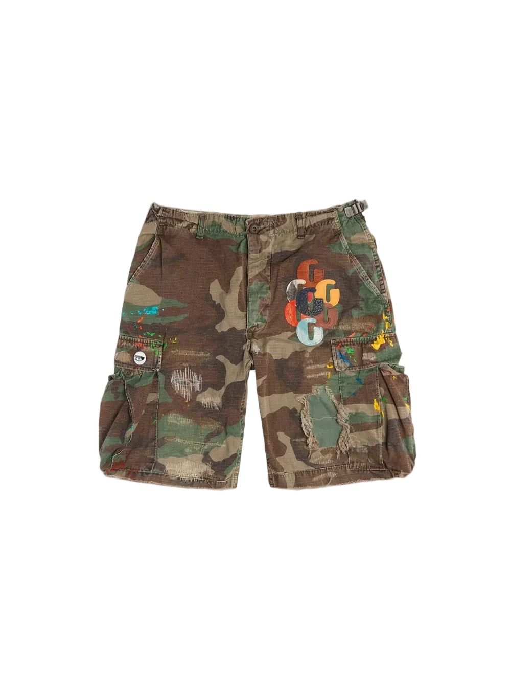 Gallery Dept. G Patch Woodland Camo Cargo Shorts