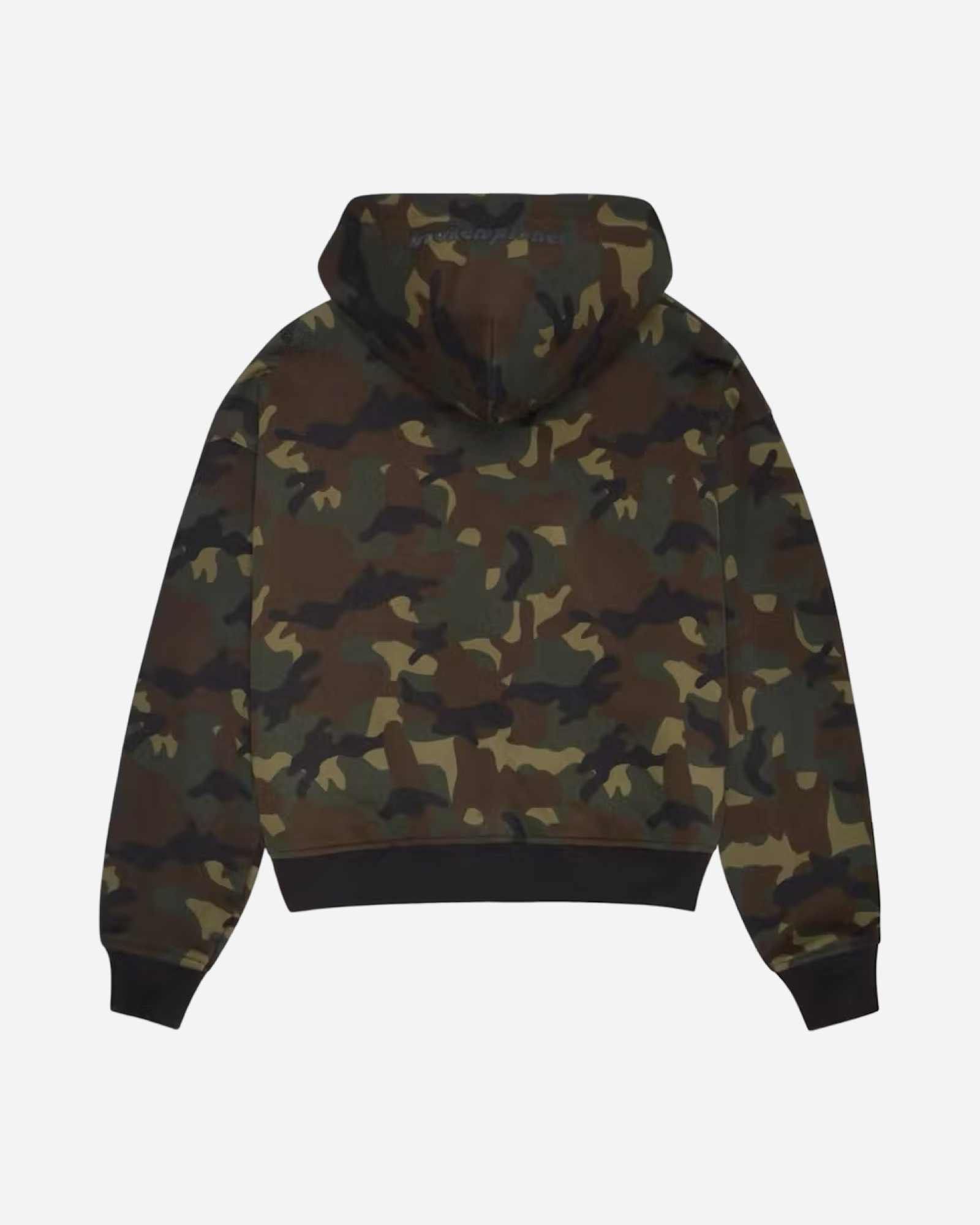 Broken Planet Camo Planet Zip-Up Hoodie 'Camo Green'