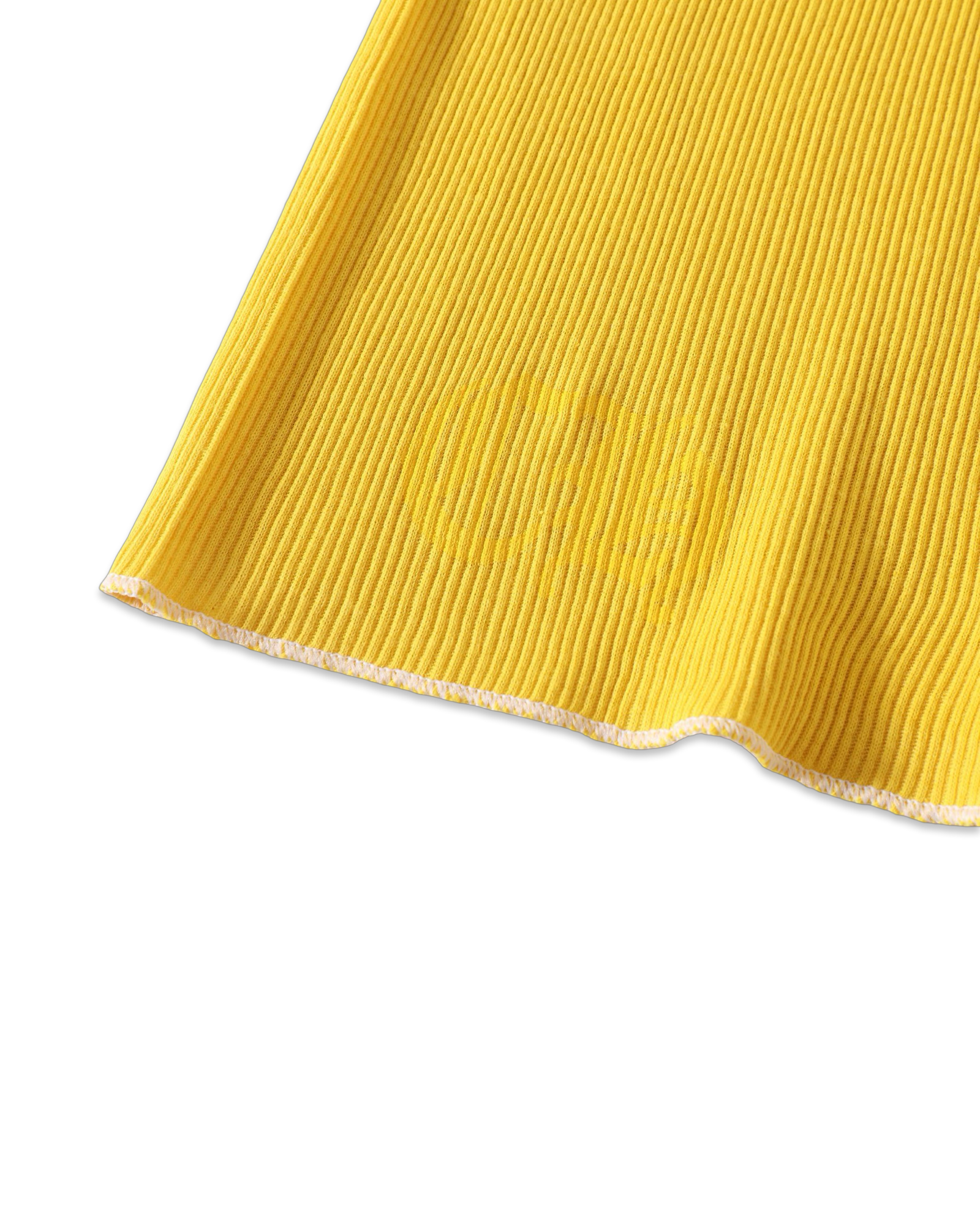 Chrome Hearts Yellow T-Bar Script Rib Tank Top