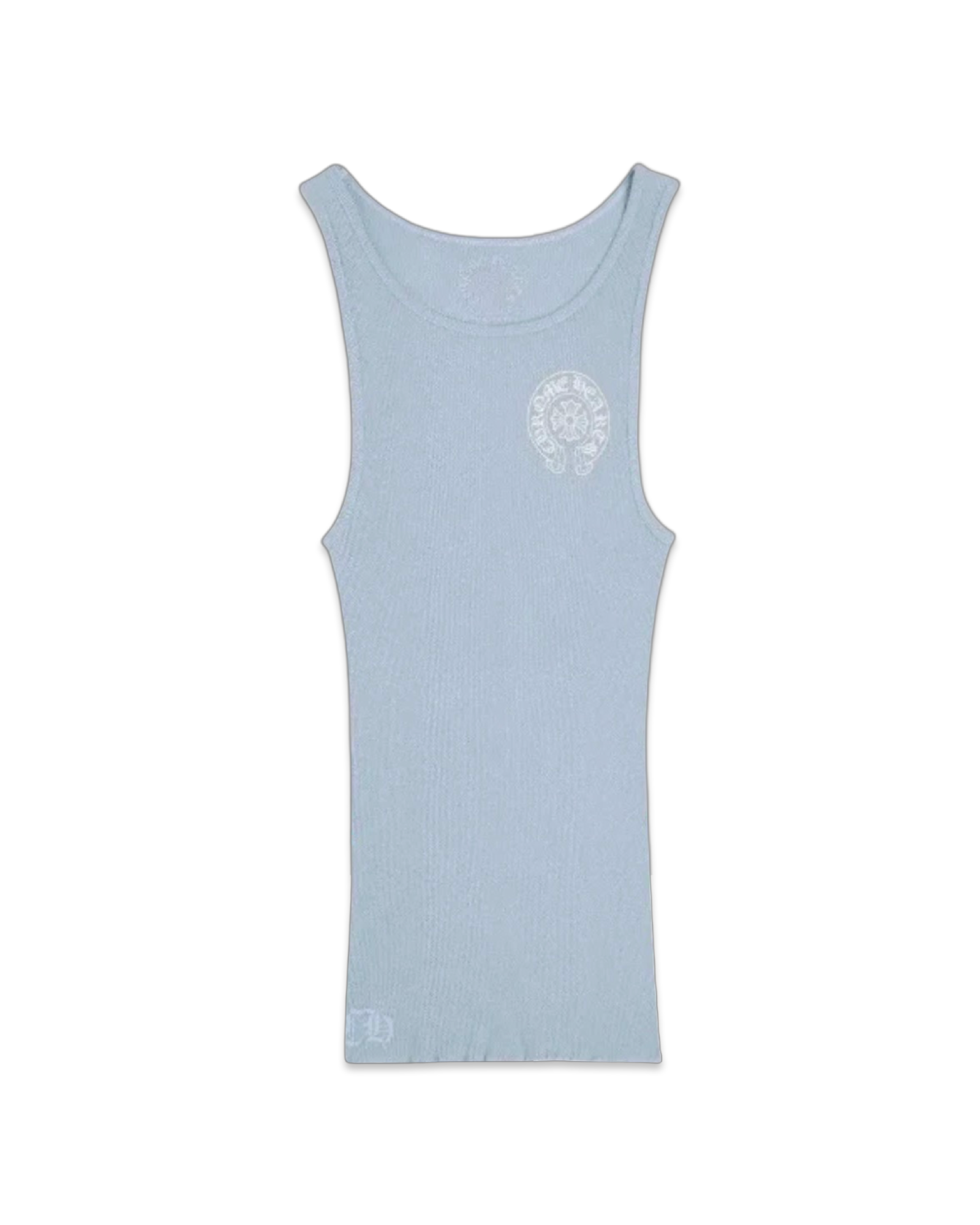 Chrome Hearts Blue Horseshoe Tank Top