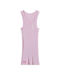 Chrome Hearts Pink T-Bar Script Rib Tank Top