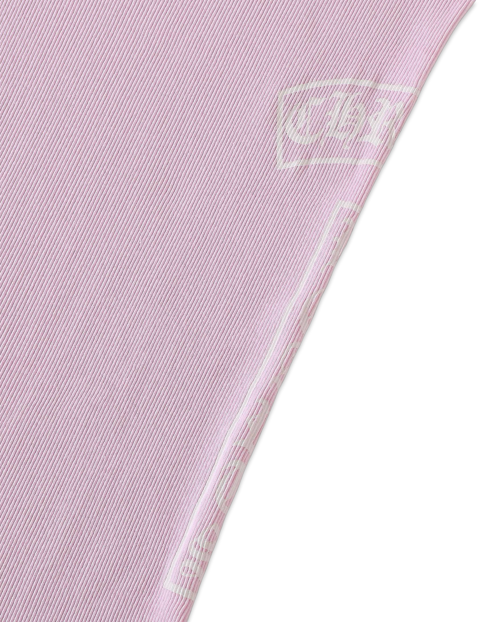 Chrome Hearts Pink T-Bar Script Rib Tank Top