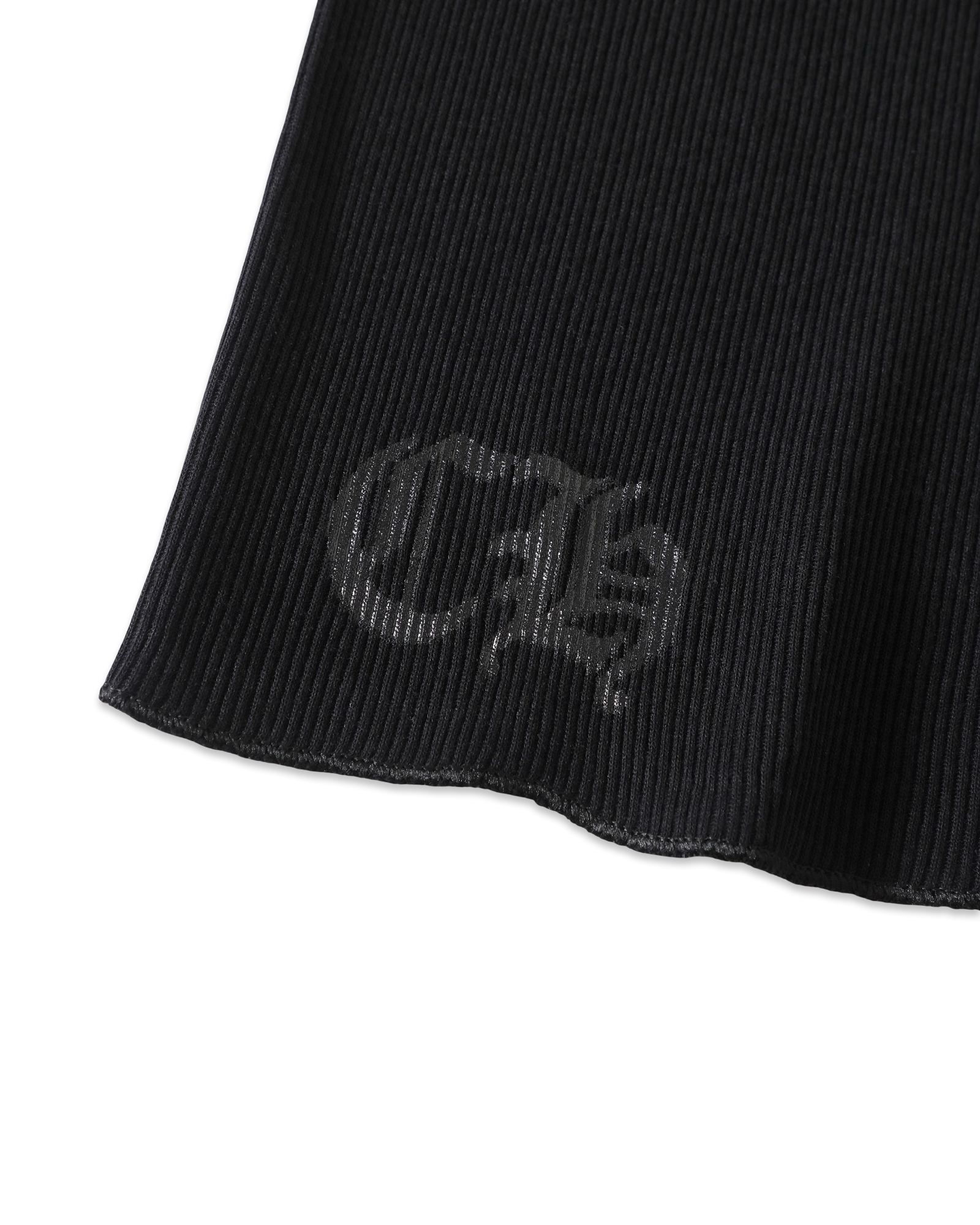 Chrome Hearts Black T-Bar Script Rib Tank Top
