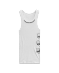 Chrome Hearts Love You Vine Heart White Rib Tank Top