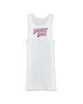 Chrome Hearts x Deadly Doll Tank Top White/Pink