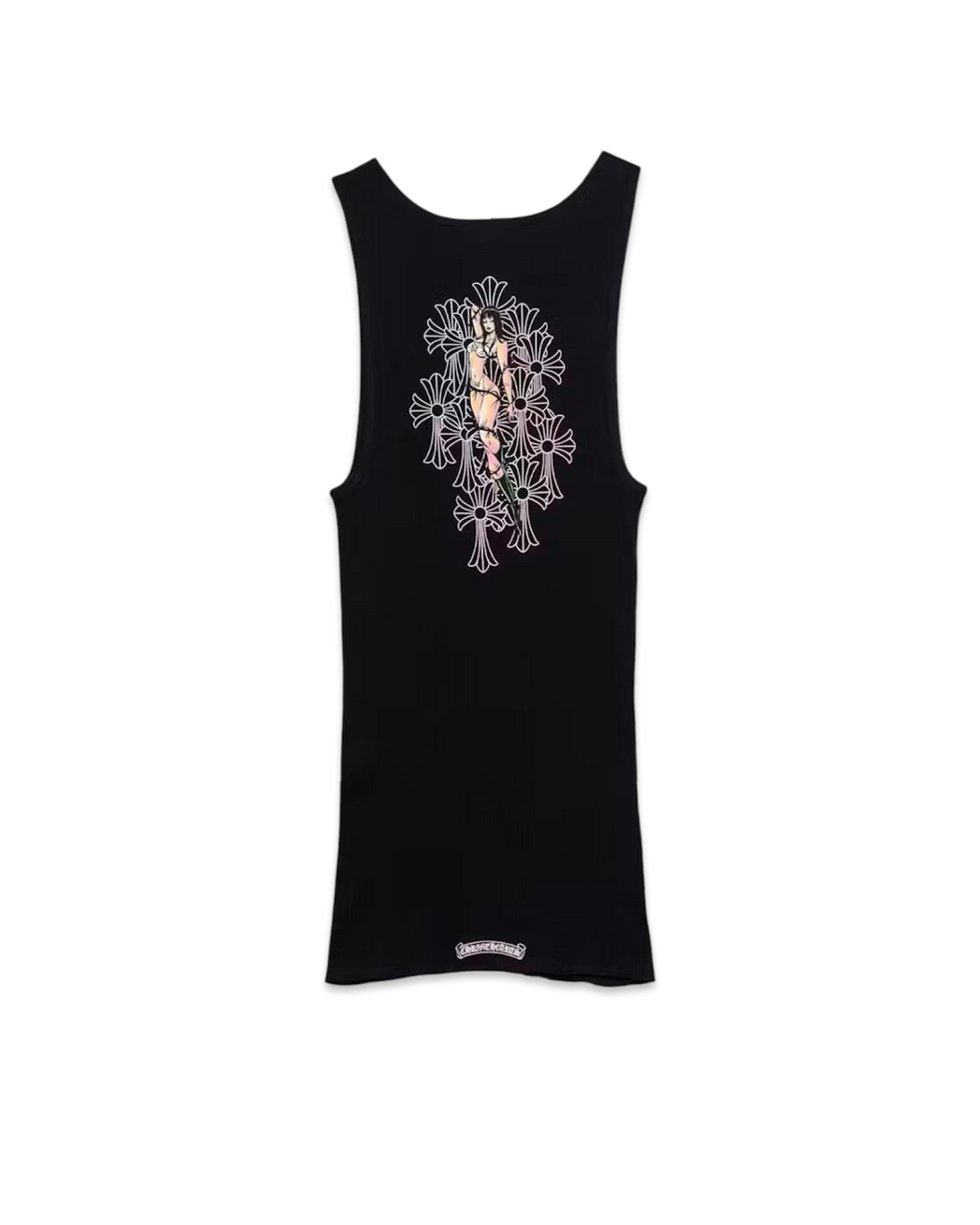 Chrome Hearts x Deadly Doll Tank Top Black/Pink