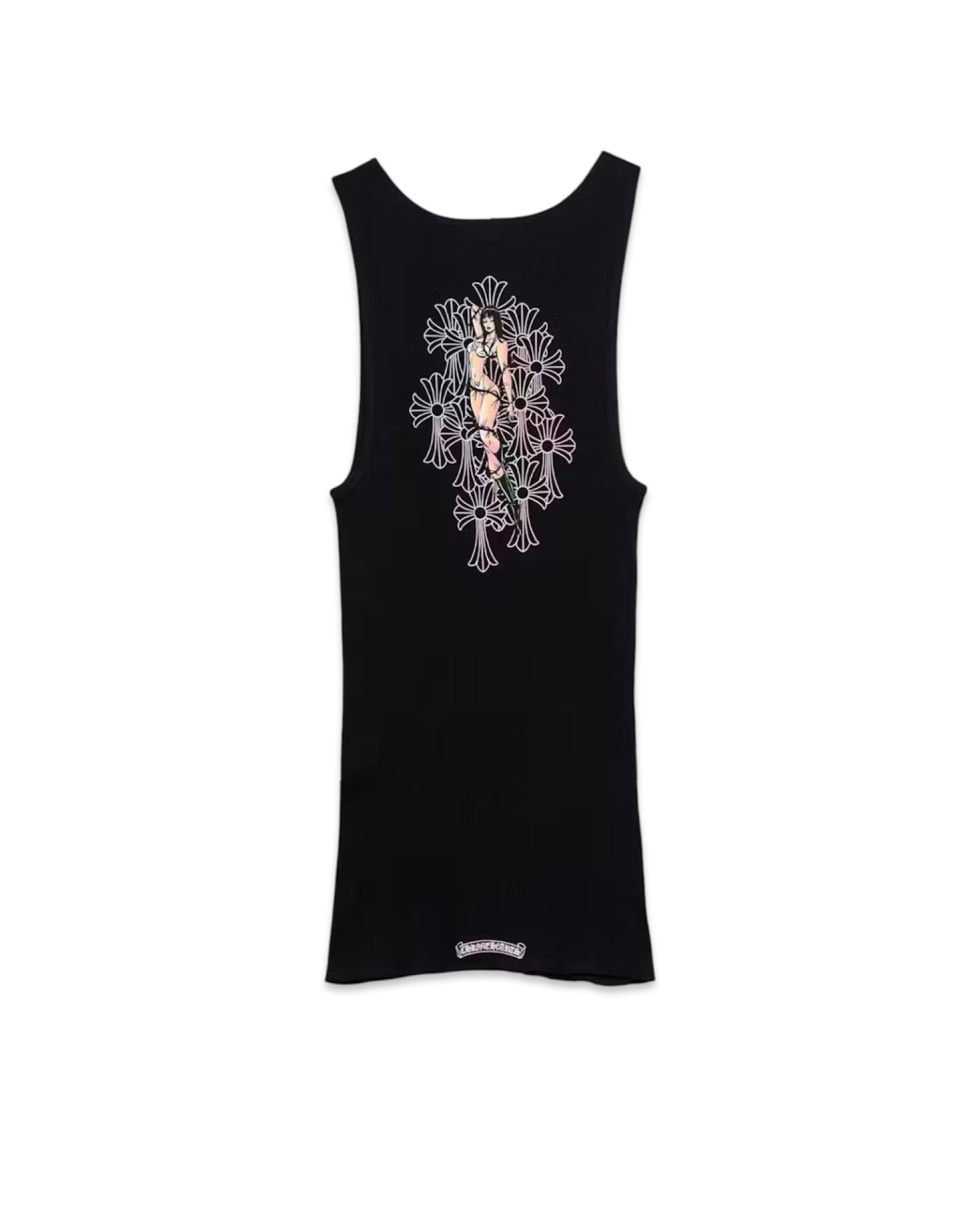 Chrome Hearts x Deadly Doll Tank Top Black/Pink