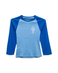 Chrome Hearts Two Tone Blue Cemetery Baseball 3 /4 Sleeve